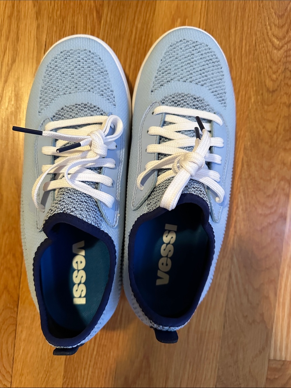 Vessi Weekend Sneaker Mens size 9 Blue Slip-On Sneakers Waterproof unisex NWB